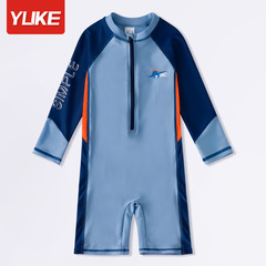 Yuke Kids' Swimwear: New Collection—Boys' Long-Sleeve, Quick-Dry, UV-Protective Swimsuits; Wholesale Student One-Piece Swimsuits & Swim Trunks