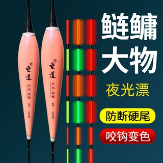 天元同款大物行程珠珠夜光漂硬尾咬钩变色电子漂青草鲢鳙大物漂