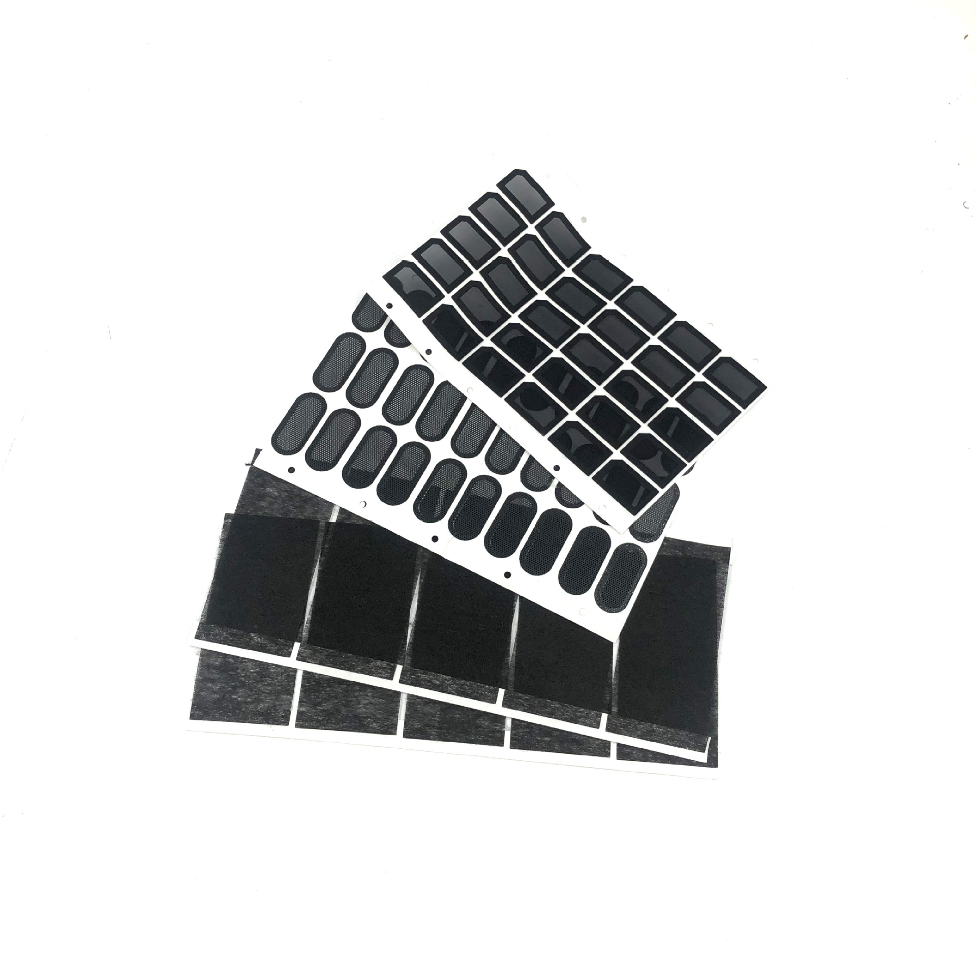 音响耳机防尘网尼龙过滤网背胶冲孔PVC网机箱散热网专用带背胶