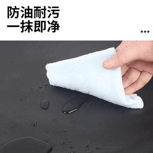 Soft Leather Apron PU Waterproof Oil-Proof Leather Kitchen Dishwashing Work Apron Two Yuan Store Bazaar
