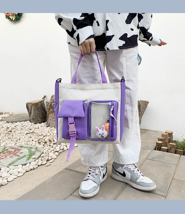 Großhandel Koreanischer Stil Puppenanhänger Mit Großem Fassungsvermögen Handtasche Rucksack 4-teiliges Set Nihaojewelry display picture 1