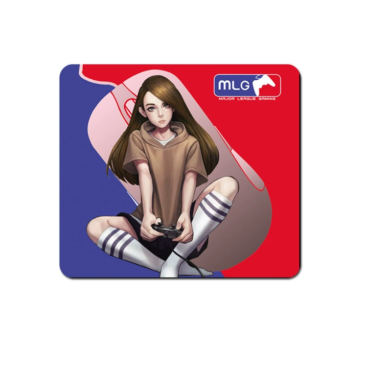 Игрoвая мышь QCK+E - пэд для игры в кликеры, утолщенный, XTFPS, гладкий, CF CD - класс CSGO кушает курицу
