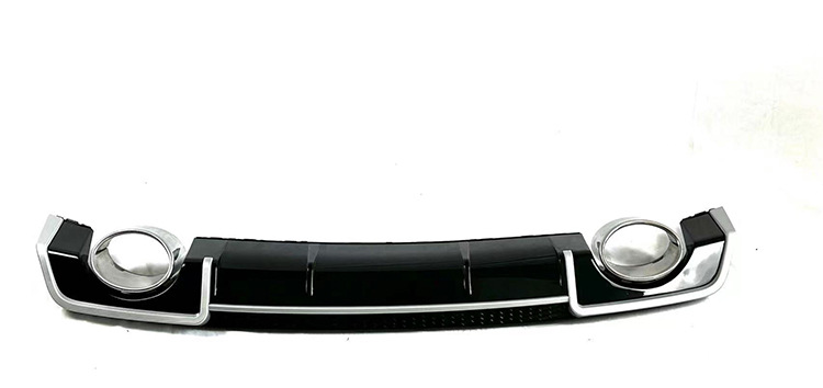 Suitable for Audi A3 modified RS3 tail lip 2013-2019 A3 exhaust professional boutique black rear lip