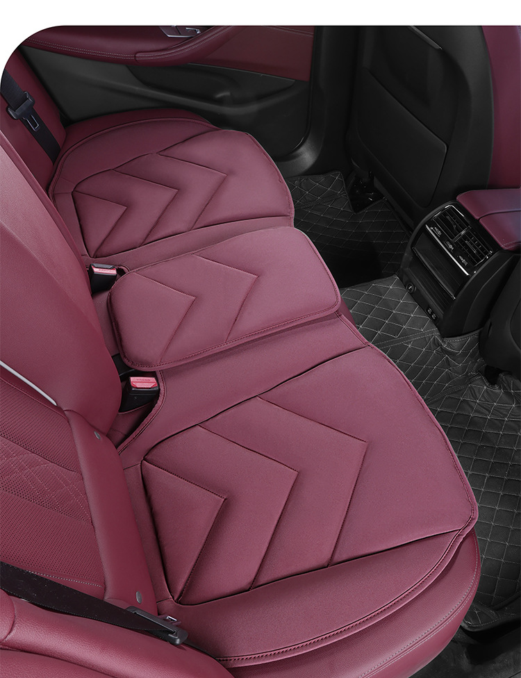 Autumn and winter cold-proof skin-friendly warm car seat cushion suede filling down car cushion thickened wear-resistant saddle pad