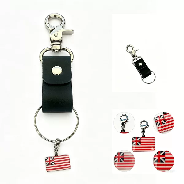 New cross-border stainless steel custom-made national flag pendants, keychains, bracelets, and necklace pendants from around the world