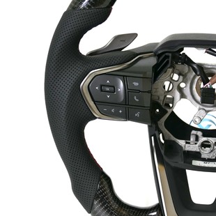 For L-Exus Lx600 Sport Real Carbon Fiber Multifunction Steering Wheel