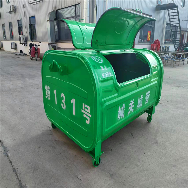 Iron sheet 3 cubic hook arm dustbin factory direct sales 5 square sanitation large mobile removable hook arm dustbin Iron sheet 3 cubic hook arm dustbin factory direct sales 5 square sanitation large mobile removable hook arm dustbin