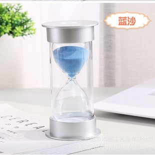 Silver Anti-Fall Hourglass 10/20/30/60 Minute Timer Gift Gift Drip Flip Anti-Fall Design