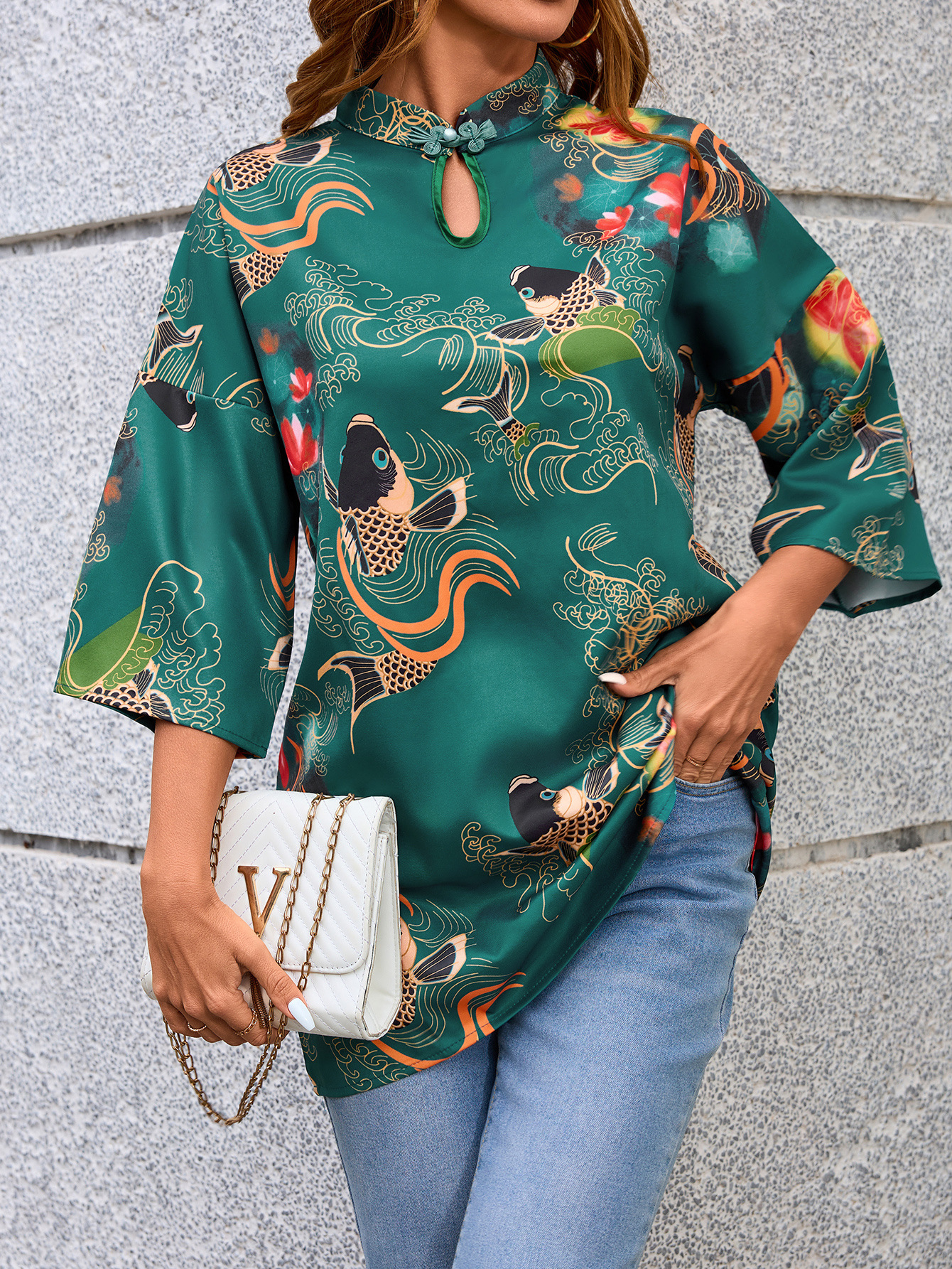 Cheongsam mejorado nuevo estilo femenino verano verde joven temperamento camiseta República de China estilo retro 2025 elegante vestido