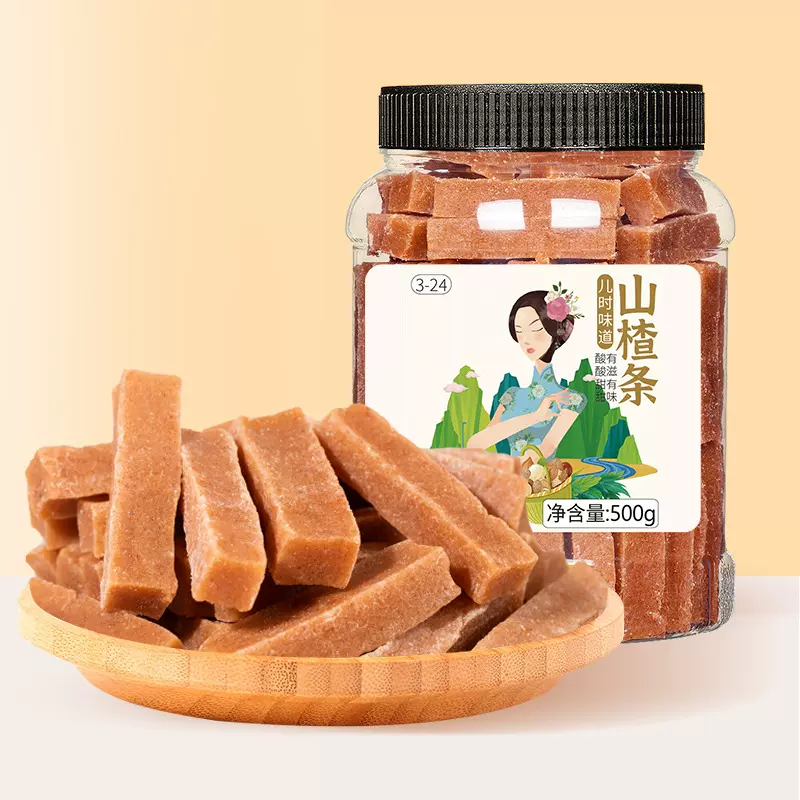 山楂条无添加剂山楂干制品孕妇酸甜原味果干散装儿童宝宝休闲零食