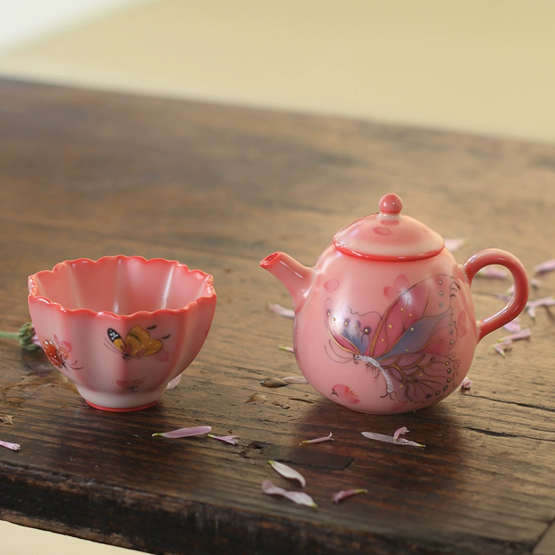 Teapot, tea cup, high-end tea set, hand painting