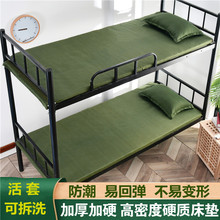 军绿床垫正品加厚单人硬垫子防潮海绵软垫单位宿舍学生硬质棉垫褥
