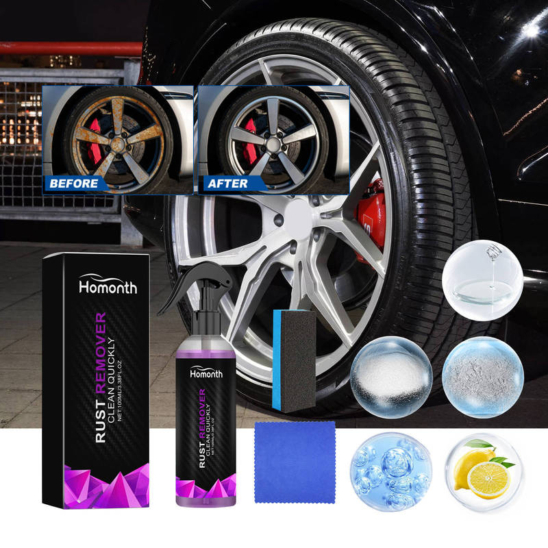 Homonth Car Rust Remover Metal Accessories Anti-Rust Cleaning Renovation Anti-Oxidation Rust Conversion Agent
