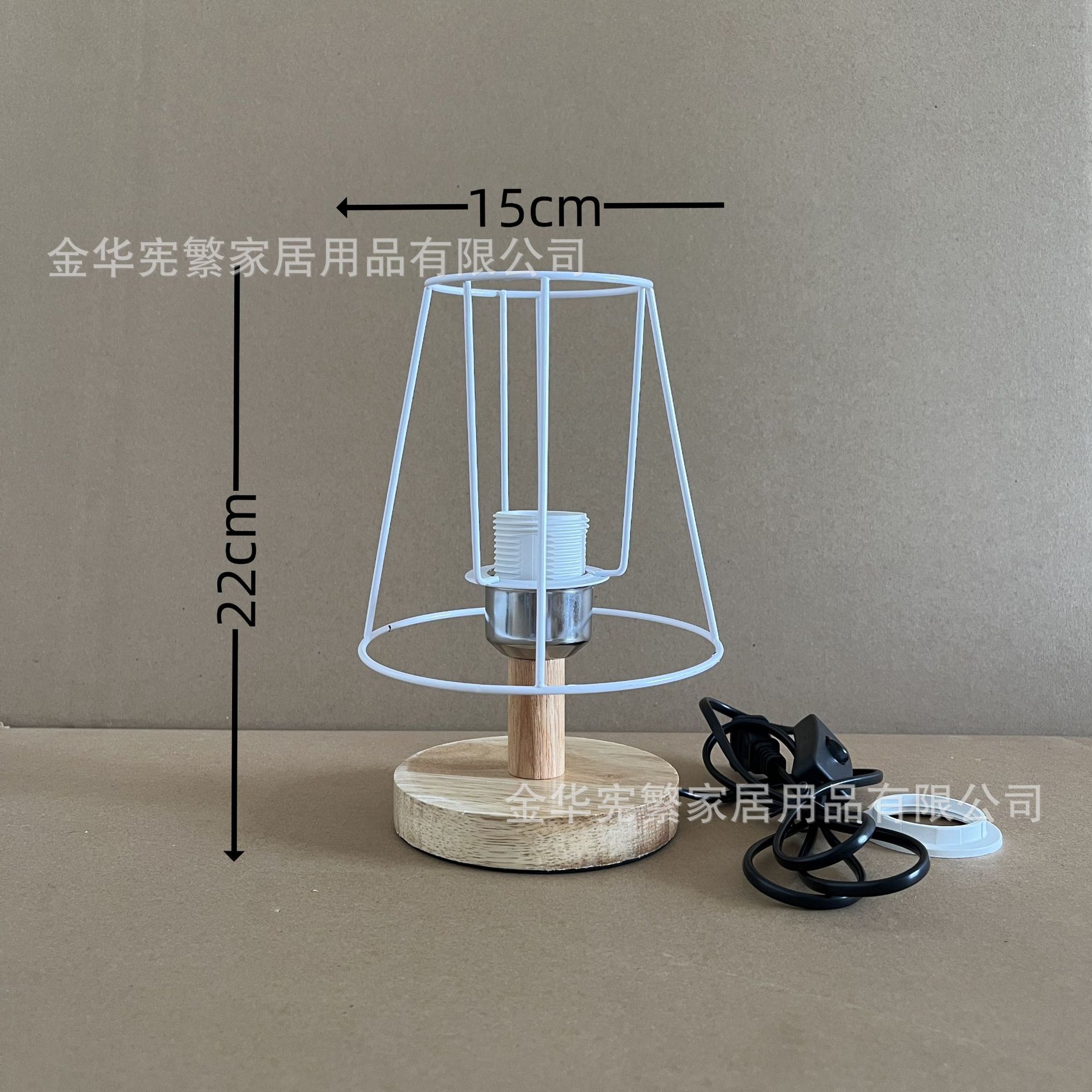 9x15x15 직선 철 프레임 + 13 높이 통나무 베이스