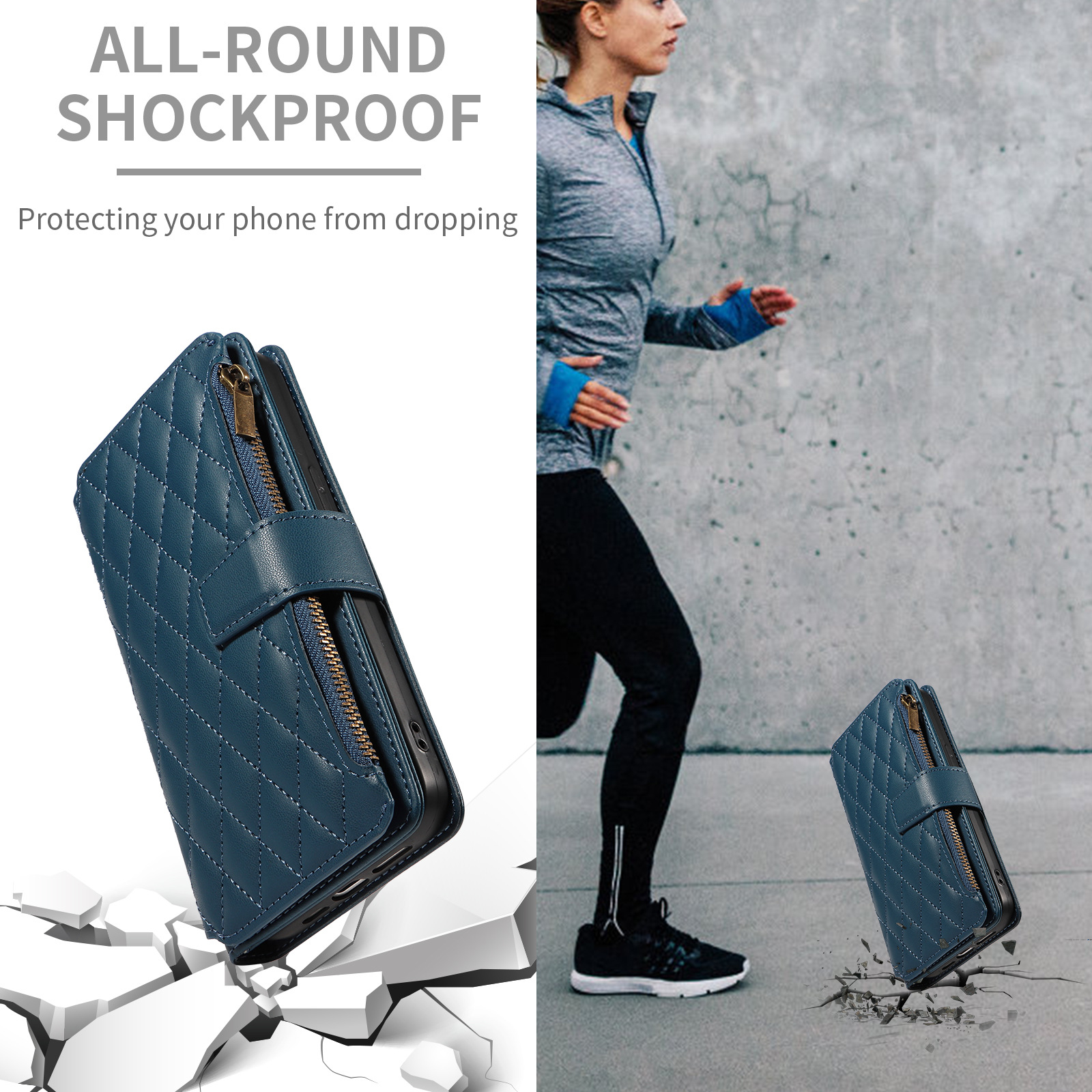 TechGlobe TechGlobe Suitable For IPhone 17 16 Pro Max Multifunctional Flip Cover Shockproof 15 Phone Protective Case_voghion.com