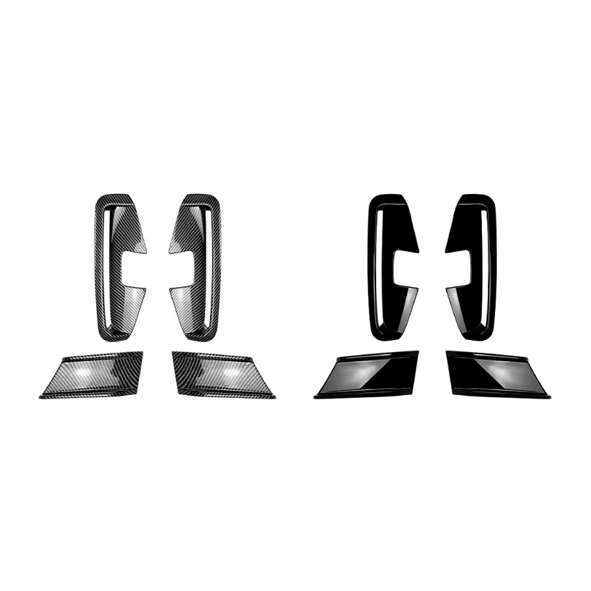 Cuchillas de Viento Delanteras para BMW Serie 4 G22 G23 MP, Plástico ABS, Autoadhesivo