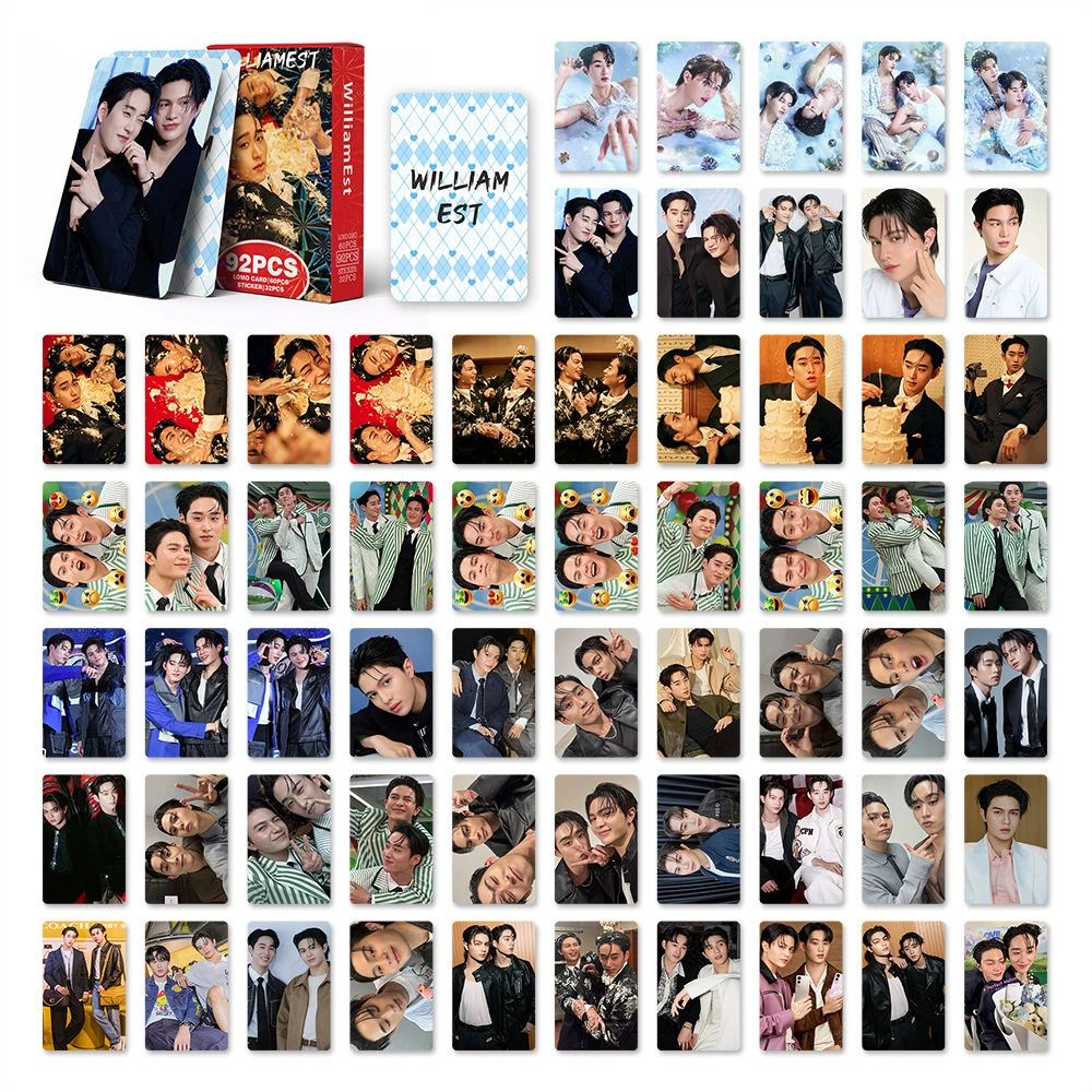 Cross-border special spot 92 small cards WilliamEst высокое разрешение фотографии Звезда KPOP периферия LOMO маленькие карты