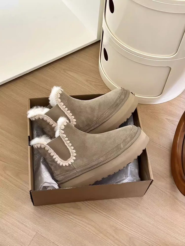 Stivali invernali da donna tutto in uno Stivali da neve Pan di Spagna Suole spesse Maggiore traspirabilità Scarpe casual_voghion.com