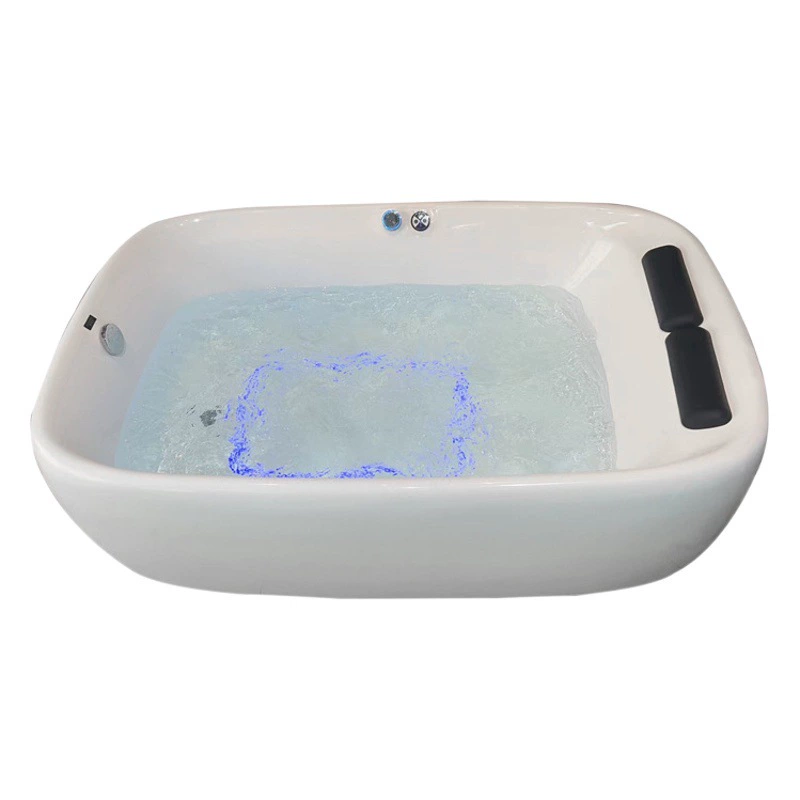 Интернет знаменитости акриловый массаж ванна с постоянной температурой независимая бесшовная интегрированная домашняя гостиница вилла цветная светлая пузырьковая Ванна
