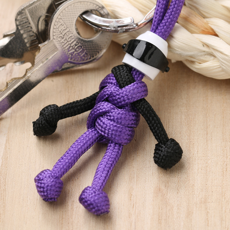 Casco cuerda púrpura