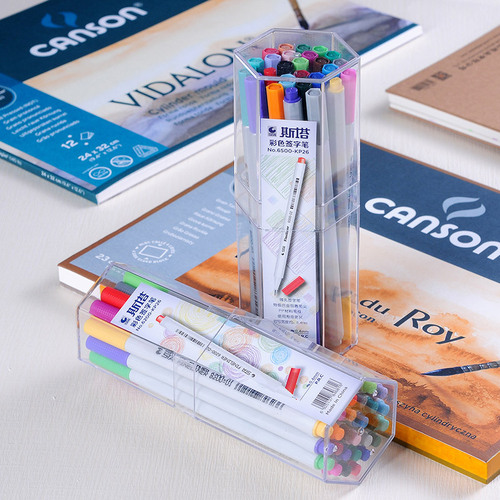 STA ST6500 Signature Pen Sketch Pen Watercolor Colored Pencil 0.4mm Student Comic Outlining Needle Pen