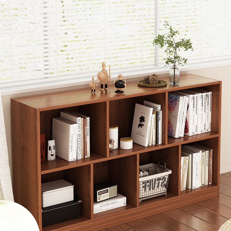 Simple Bookshelf Floor-Standing Storage Rack Living Room Combination Cabinet Home Cabinet Storage Cabinet Bedroom Storage Cabinet Low Cabinet Bookcase