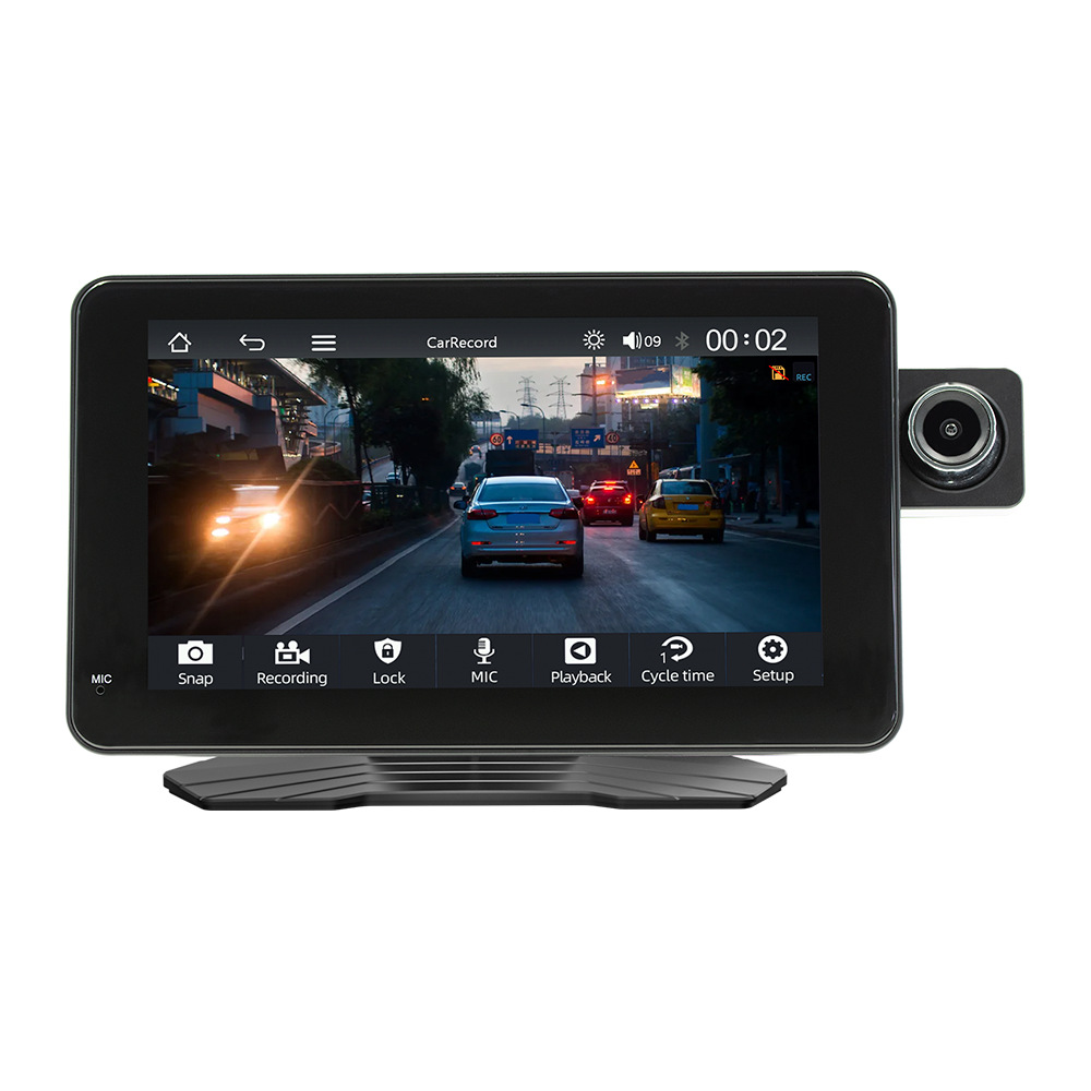 7 pulgadas portátiles carplay MP5 player HD cargraver con pantalla de cámara incorporada