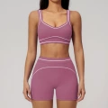 7028 bra + 7028 shorts—fig purple