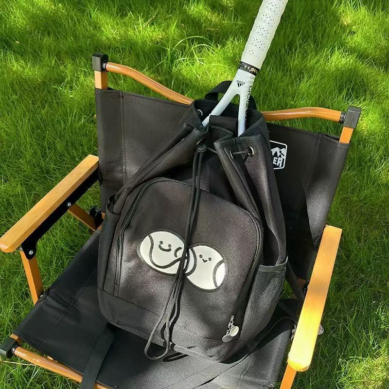 高品質テニスバッグバックパックナイロン新しいポータブル大容量テニスラケットバッグスポーツバドミントンバッグ|undefined