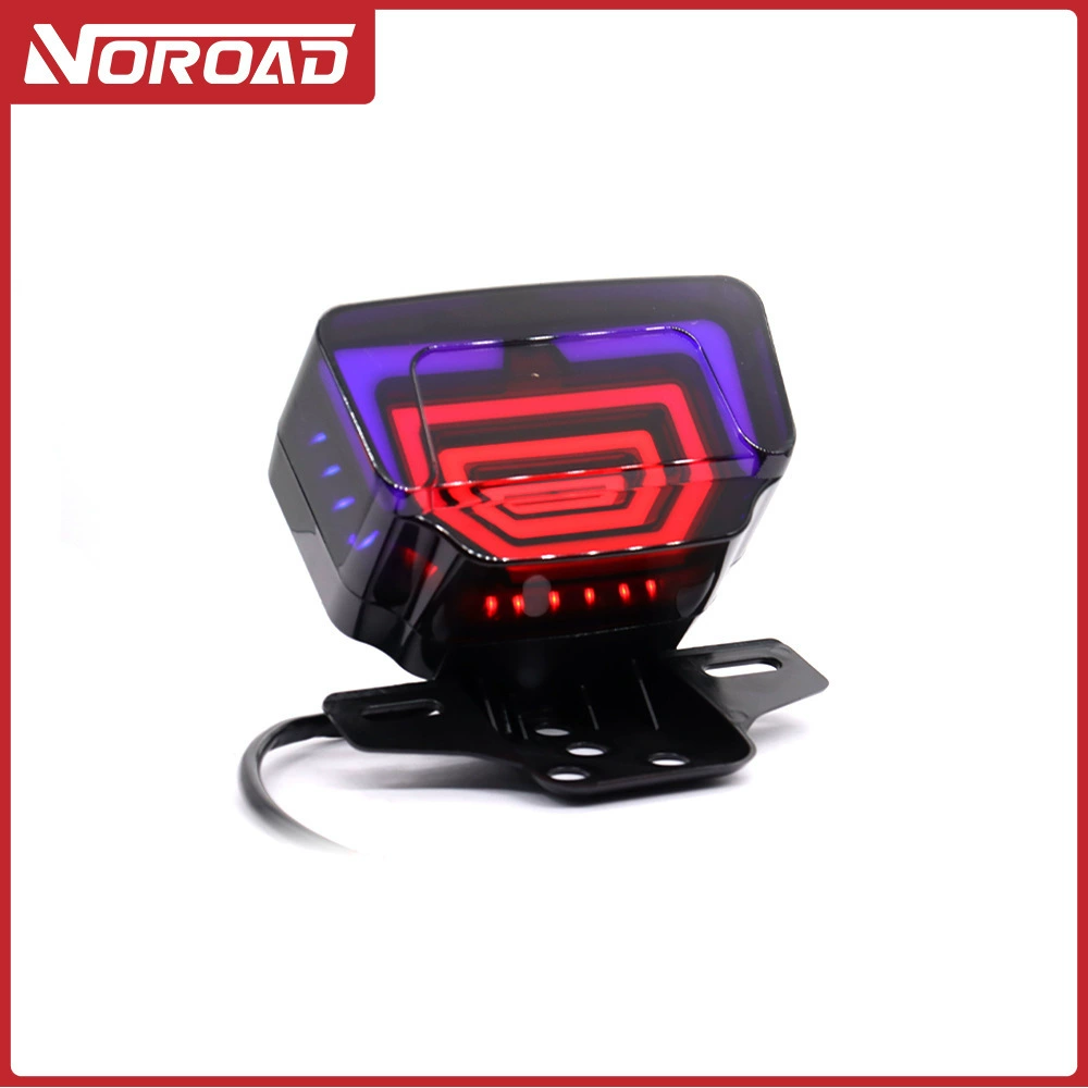 摩托车改装尾灯 TMX155/CG125  流水尾灯 转向灯总成 爆闪信号灯