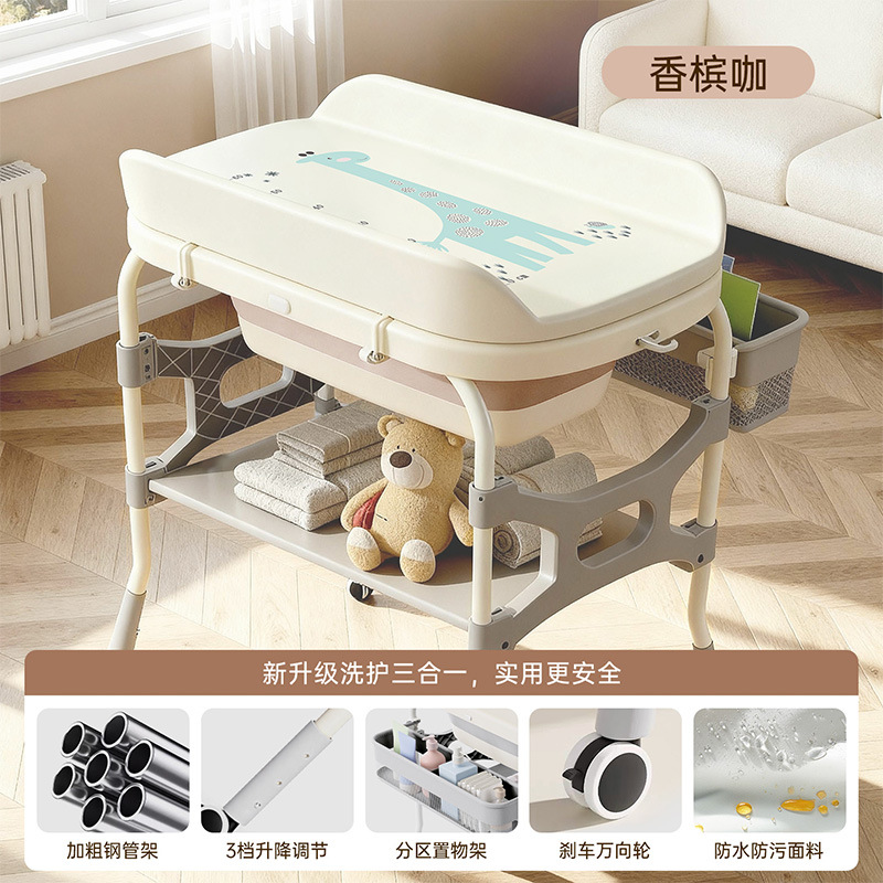 Fabricante tabla de pañales, tabla de cuidado infantil, baño multifuncional, cambio de pañales, toque de cama portátil móvil image 4