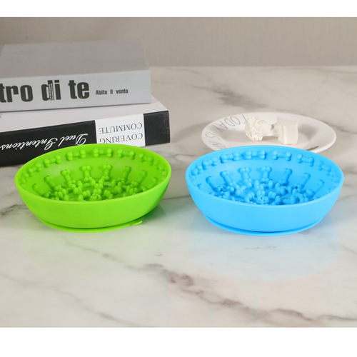 Amazon Silicone Pet Supplies Slow Feeding Mat Licking Mat Slow Feeding Mat Dog Head Dog Paws Mat Dividing Plate