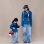 件套新款秋季印花亲子装