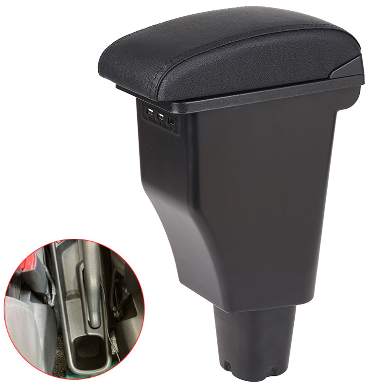 Kia – Armrest Box Armrest box - microfiber-leather-black-black-line