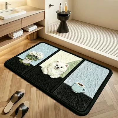Avtomobil döşəmə paspasları – easy to clean, suitable for home - 827xxktpgm-6-4060cmfoam-grid