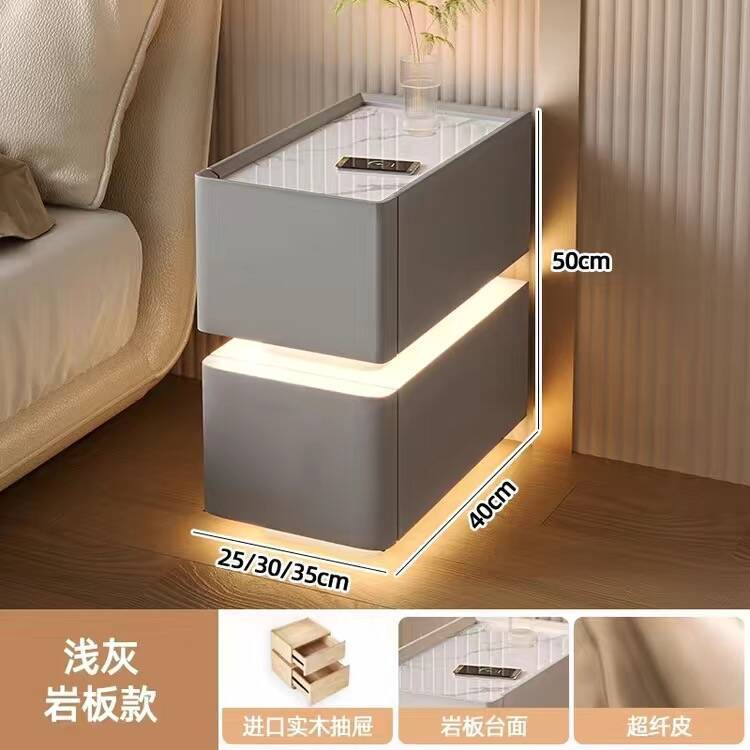 우아한 회색 석재 상판