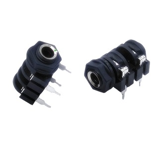 Microphone 6.5 mono female socket 6.35 female socket four-pin mono microphone socket nickel-plated copper pin