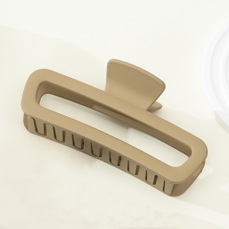 Simple Style Style Women's Simple Style Solid Color Plastic Stoving Varnish Hair Claws