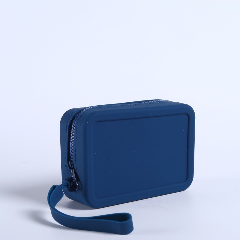 インターネットセレブシリコン収納小さな正方形バッグポータブルキードキュメント収納袋口紅化粧コイン小銭入れ