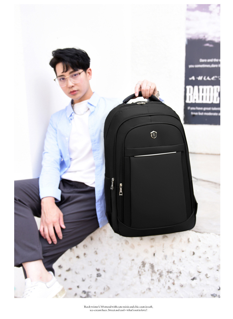 Wholesale New Men's Business Computer Bag Leisure Travel Backpack display picture 14