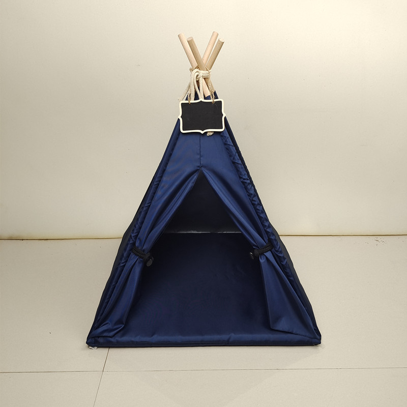 Tienda de mascotas impermeable recubierto de plata Oxford tela extraíble y lavable Teddy Bear Cat Dog suministros para mascotas de tamaño pequeño y mediano