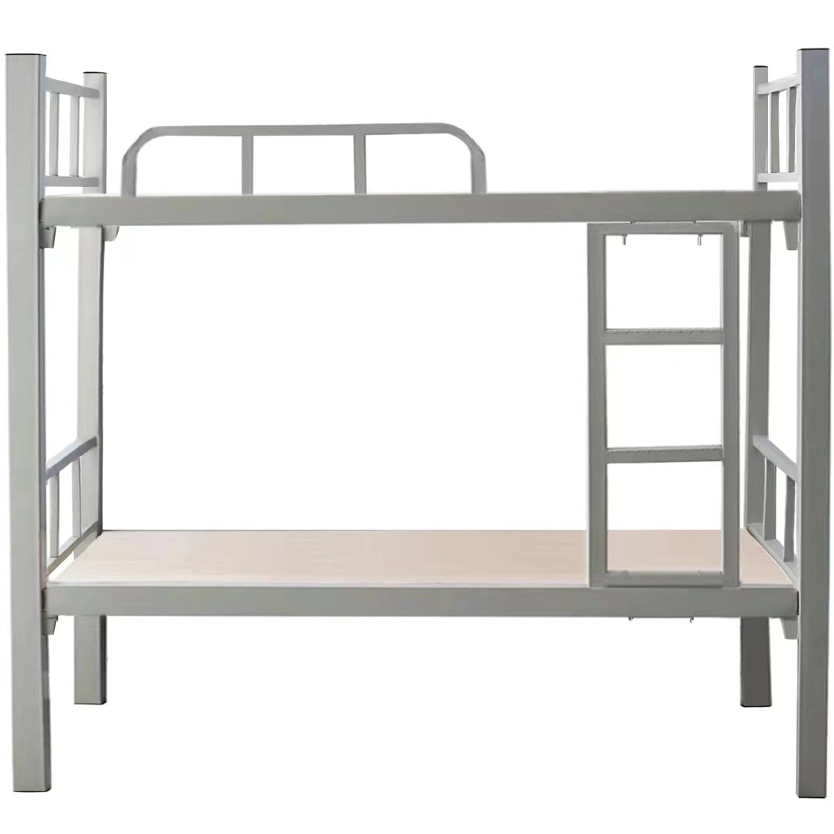Dormitorio de personal de cama de hierro, cama alta y baja, cama de doble piso para estudiantes, hoja de cama de hierro forjado simple, envío gratuito.