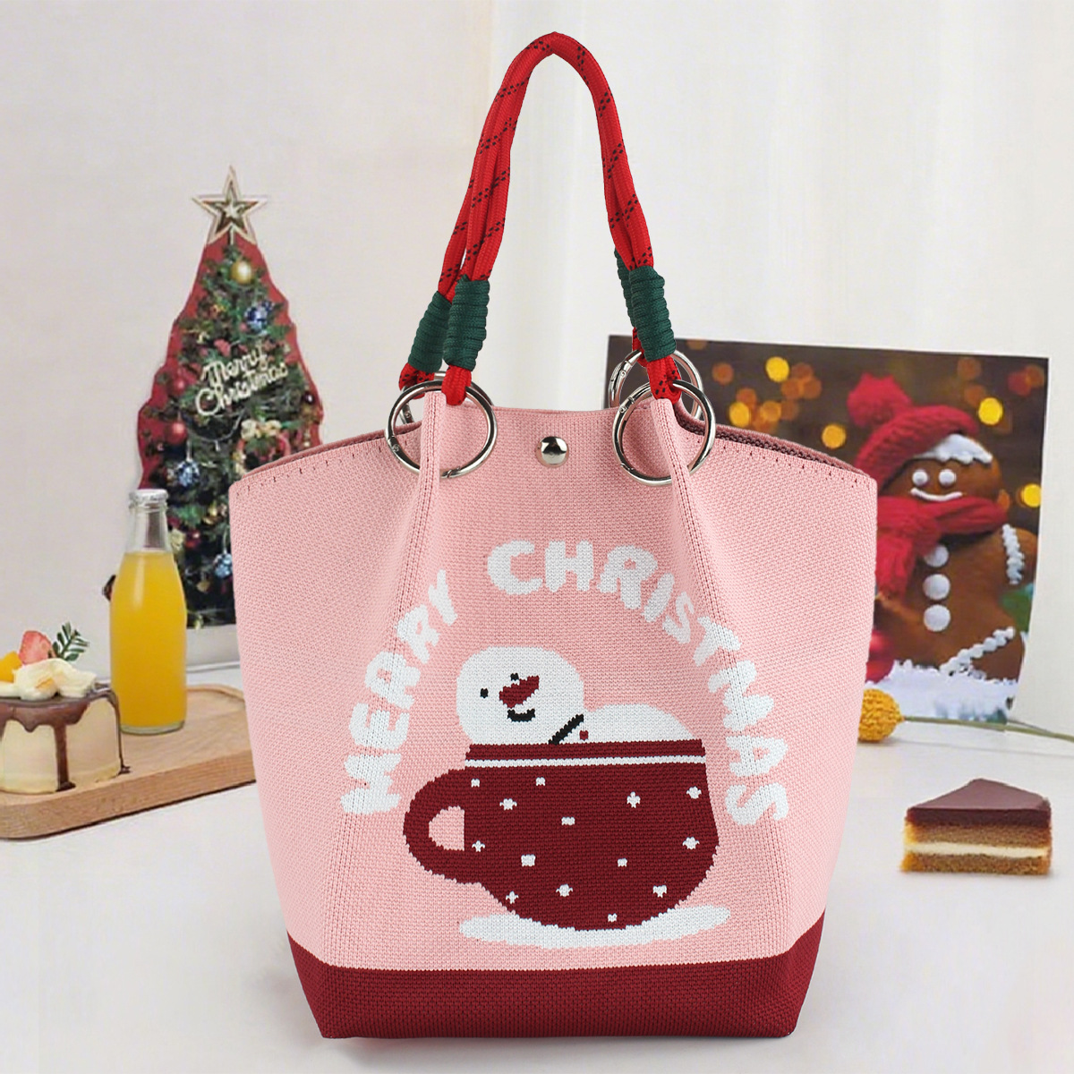 Bolsa de regalo de Navidad y Año Nuevo, bolsas de regalo de mano, bolsas de regalo de mano, bolsas de muñeca.