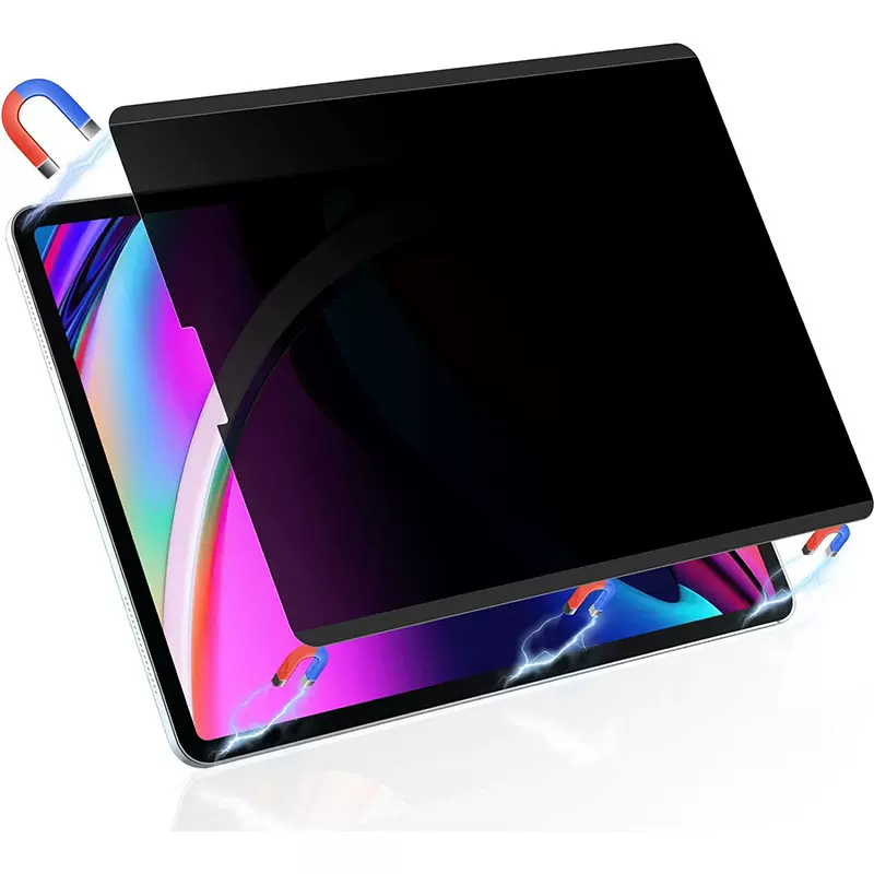 苹果ipad适用于11/12.9寸左右磁吸防窥膜 可拆卸防偷窥2024类纸膜