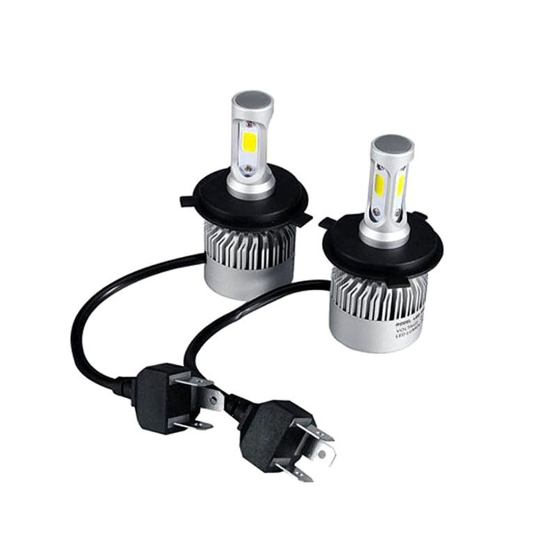 Cross-border hot item s2 car LED headlight H4 high/low beam integrated h7 h1 ultra-bright headlamp S2 triple-spotlight