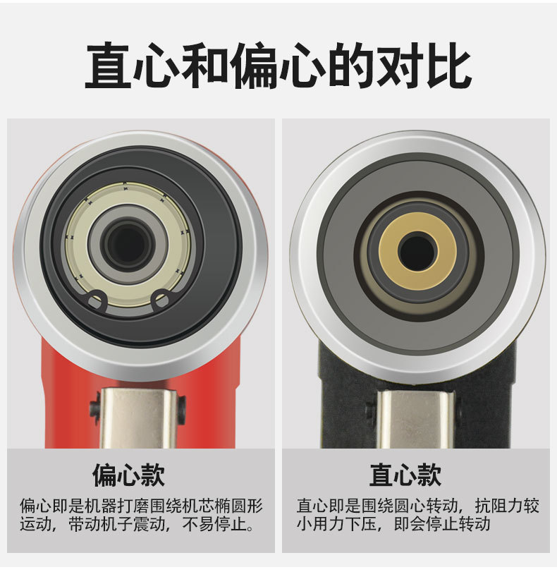 2inch 3inch Pneumatic Sander Polishing Machine Eccentric Concentric Small Pneumatic Grinder Waxing Machine Wholesale