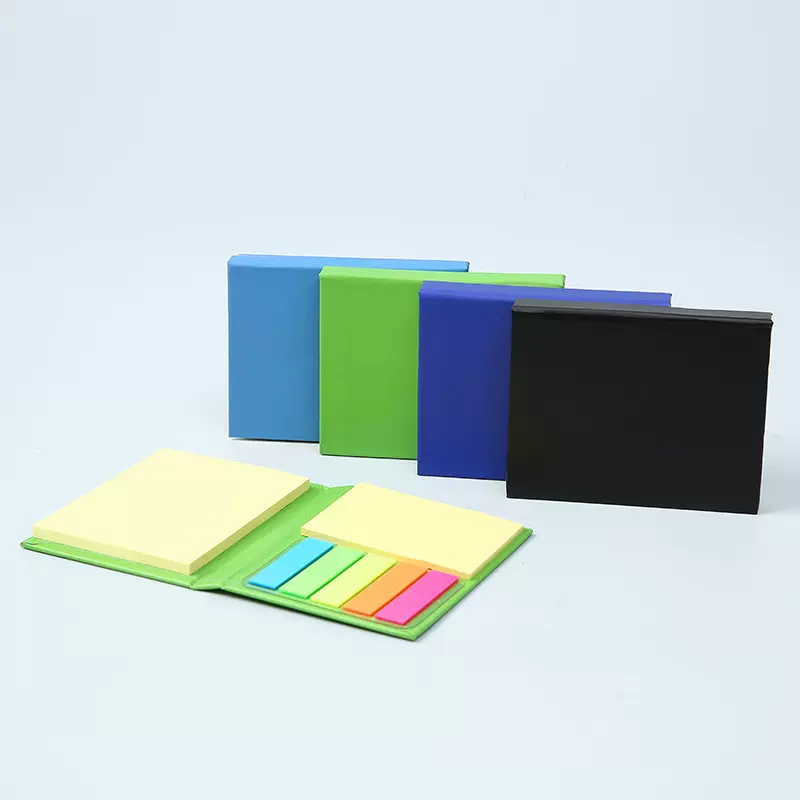厂家方形硬壳封面便利贴异形便签本线圈组合n次贴