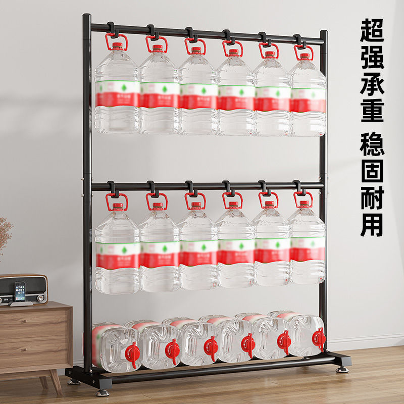 Percha de ropa de doble capa piso vertical dormitorio percha de ropa para el hogar percha de ropa de dormitorio percha de almacenamiento simple perchero