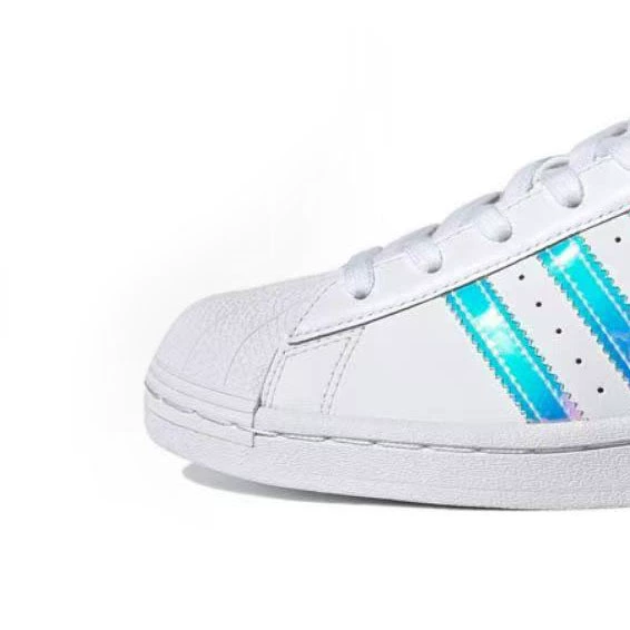 Чистая оригинальная золотая маркировка shell toe Superstar классика мужские и женские в одном стиле Adidas тонкоподошвые кроссовки с клеверомcasual shoes