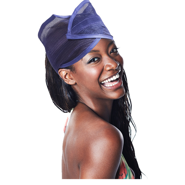 Diseño de malla de Venta caliente africano fresco y cómodo monocromo hombres y mujeres diadema deportiva Banda de Velcro popular europea y americana